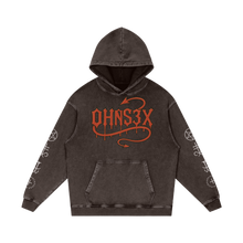Load image into Gallery viewer, Hell Snow Washed Loose Cotton Hoodie