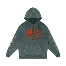 Load image into Gallery viewer, Hell Snow Washed Loose Cotton Hoodie