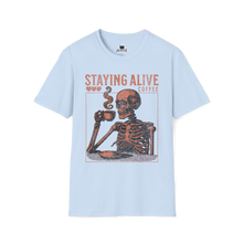 Load image into Gallery viewer, Staying Alive Coffee T-Shirt