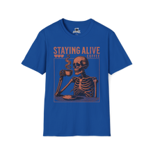 Load image into Gallery viewer, Staying Alive Coffee T-Shirt