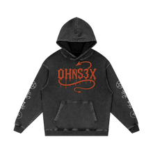 Load image into Gallery viewer, Hell Snow Washed Loose Cotton Hoodie
