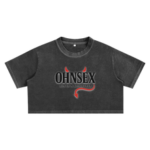 Load image into Gallery viewer, SIN Acid Washed Crop Top
